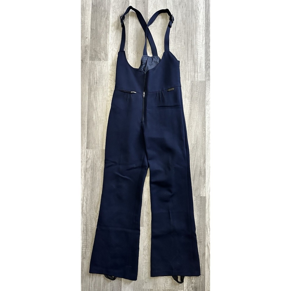 Edelweiss Innsbruck Blue Ski Snowboarding Overalls‎ Pants Women's Size 12 R Vtg